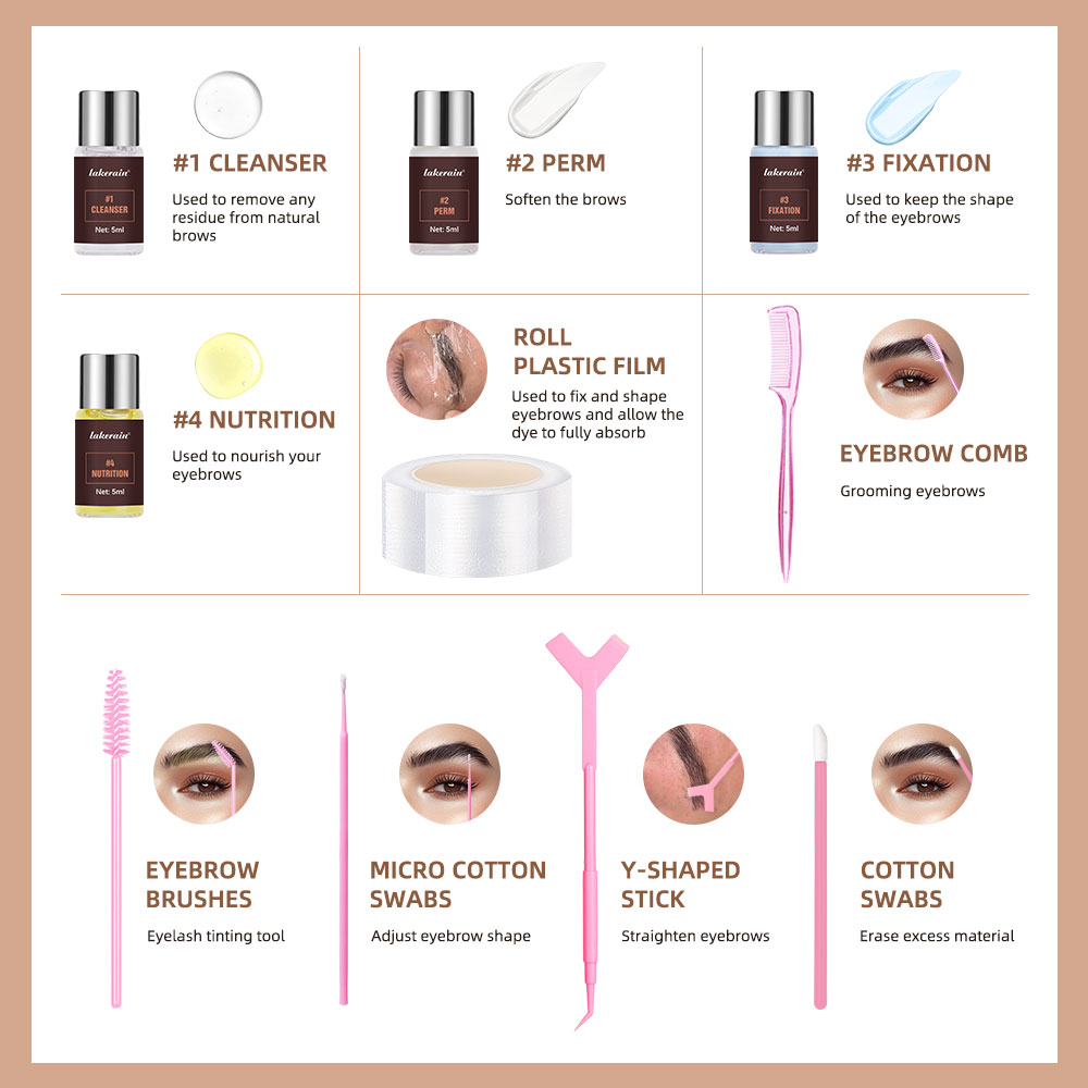 반영구적 눈썹 리프트 허용 눈썹 라미네이션 키트 전문  - Brow Lamination Kit 리뷰 및 가격