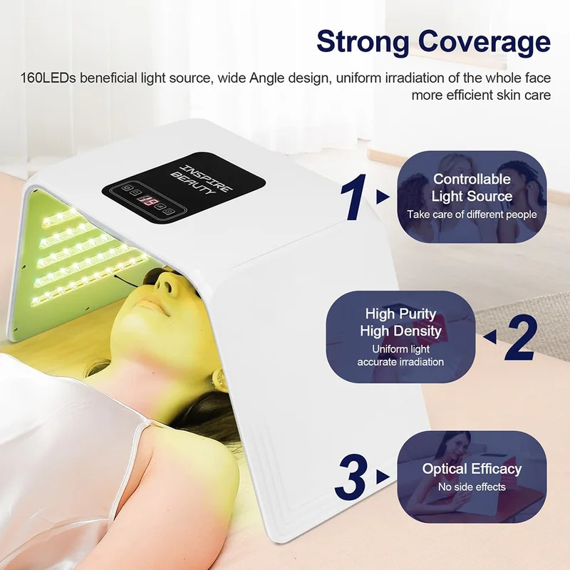 7가지 색상 LED 광자 미용 마스크 피부 보습 나노  - Spa & Wellness Earth City Москва Шелепиха 리뷰 및 가격