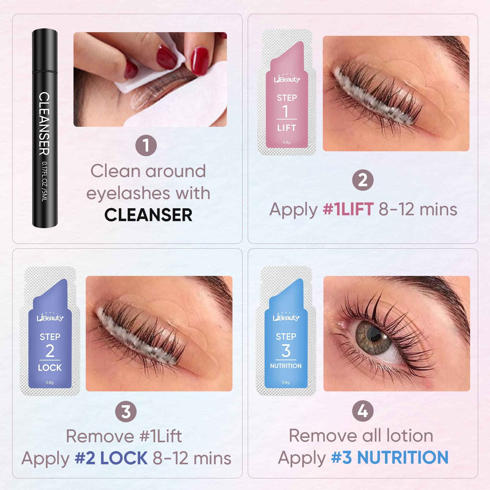 Libeauty 20 개/몫 10-12 분 향낭 리프팅 - Brow Lamination Kit 리뷰 및 가격
